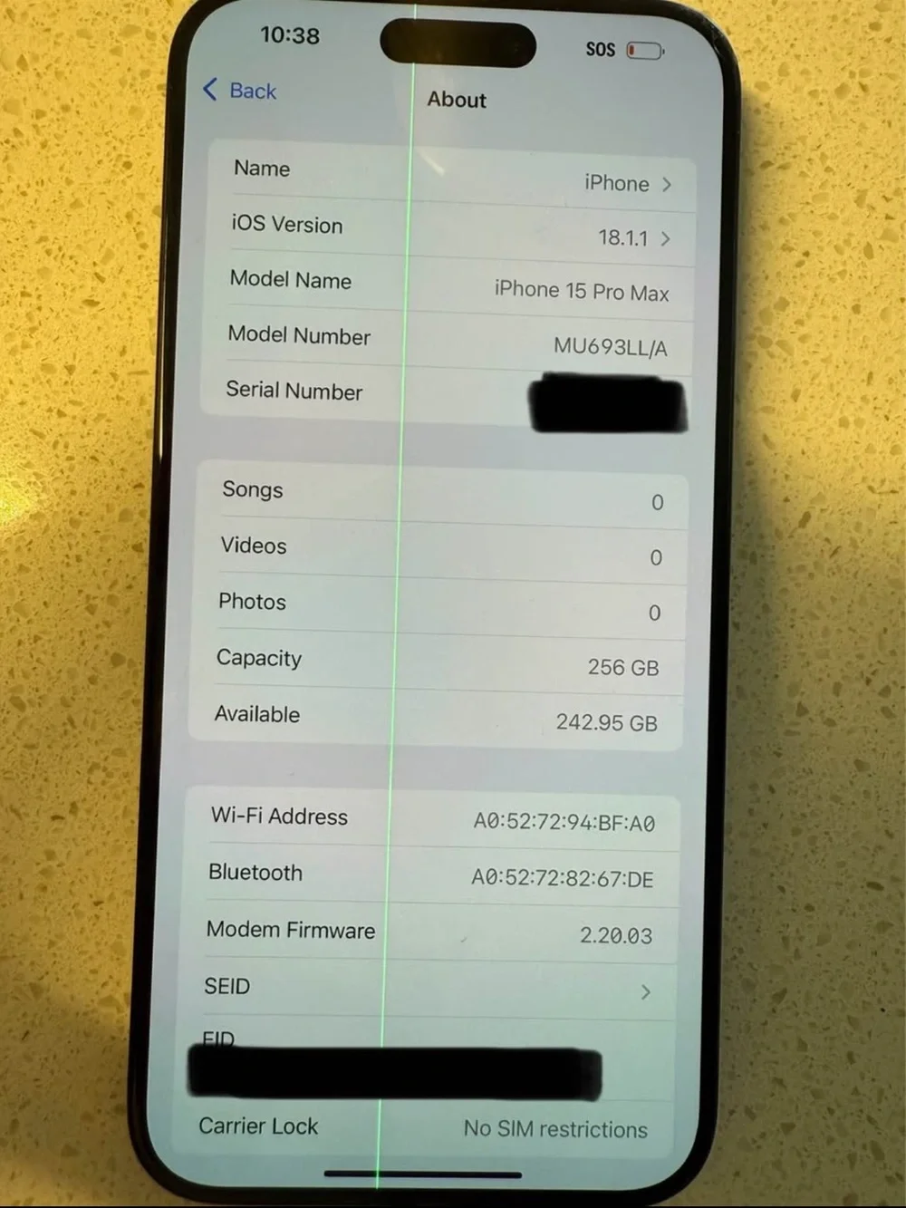 iPhone 15 Pro Max (256GB)